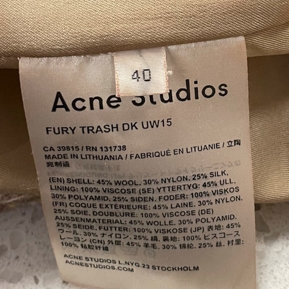 Acne Studios Size 40 Midi Skirt with Tags Fury Trash is style name - Picture 5 of 11